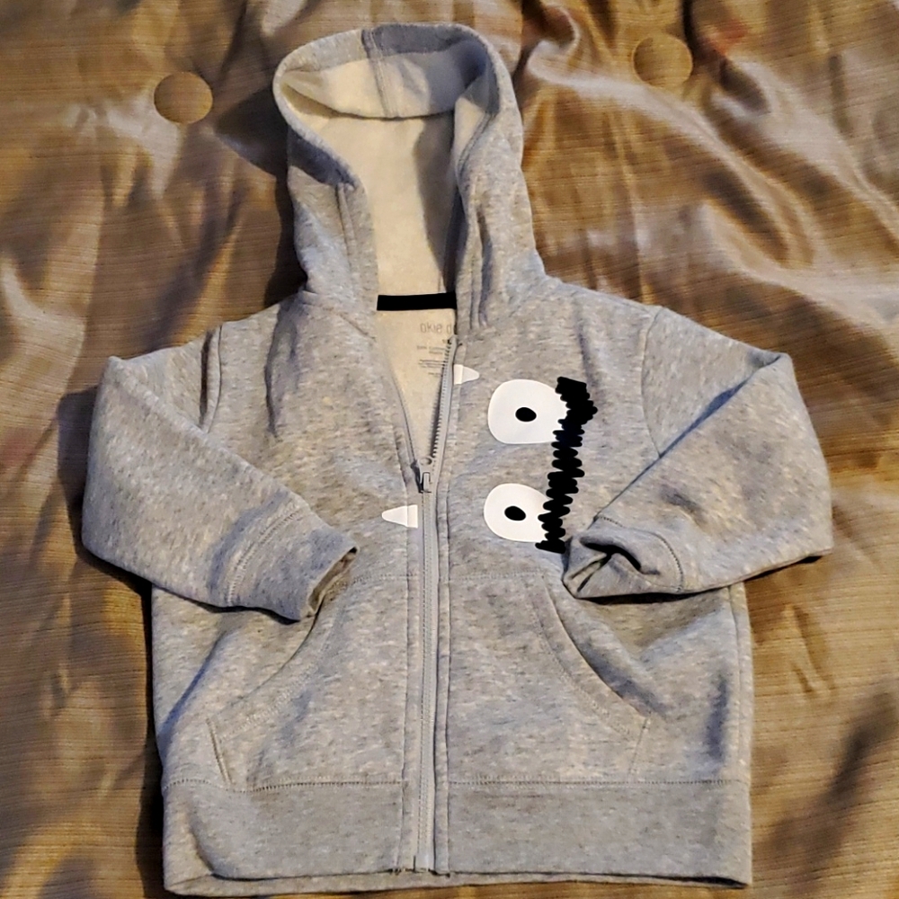 Kids silver hoodie jacket